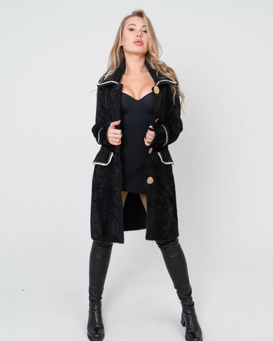 Cappotto elegante donna nero