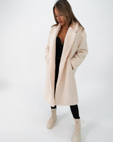 Cappotto giacca donna bianco made in Italy