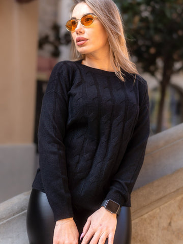 Maglione donna nero